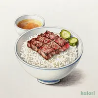 ステーキ丼定食