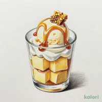 ミニ生キャラメルパフェ