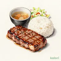 庄屋ステーキ定食