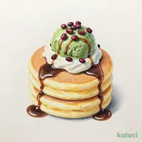 抹茶パンケーキ