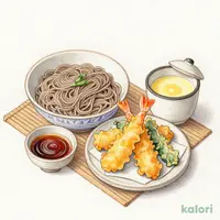 海老天ざるそば御膳