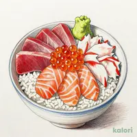 海鮮丼定食