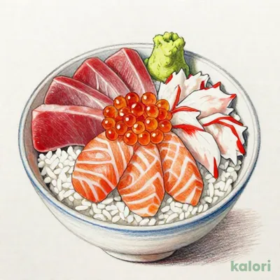 海鮮丼定食
