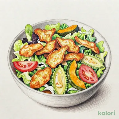 野菜チップサラダ