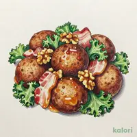 揚げ里芋とベーコン＆クルミの旨み和え