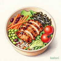 日々これサラダ つくね