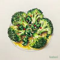ブロッコリーのサラダ ペペロンチーノ仕立て