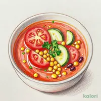彩り野菜とトマトのスープSalad