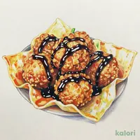 つくねのパリパリ揚げ 黒酢あん