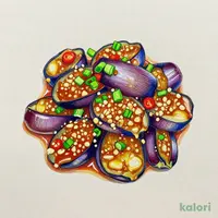揚げ小なすのガーリック風味