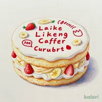 とろ～りプリンとバナナのまるまるケーキ