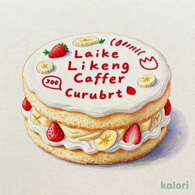 とろ～りプリンとバナナのまるまるケーキ