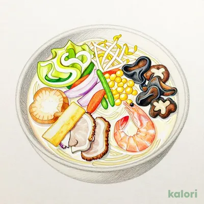 Vegetable-Loaded Champon (1.5x Noodles)