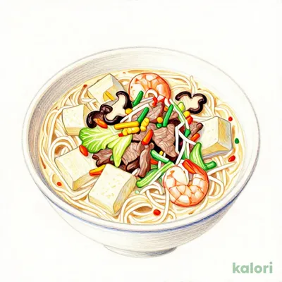 牛肉ちゃんぽん麺少なめ