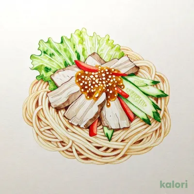 Chilled Pork Shabu-Shabu Champon Noodles