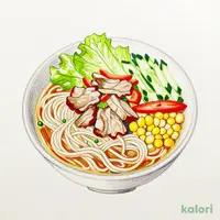 豚しゃぶの冷やしちゃんぽん 麺1.5倍