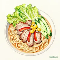 Chilled Pork Shabu-Shabu Champon Noodles, Small Portion