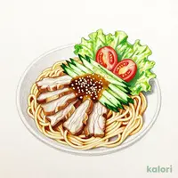 Chilled Pork Shabu-Shabu Noodles, Small Portion