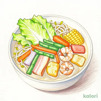低糖質麺 野菜たっぷりちゃんぽん