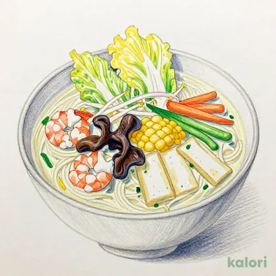 野菜たっぷりちゃんぽん（麺増量2倍）