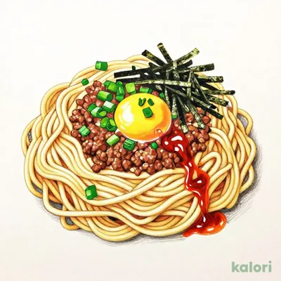 肉味噌釜玉ちゃんぽん 麺増量