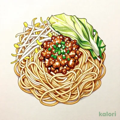 肉みそまぜめん 麺増量