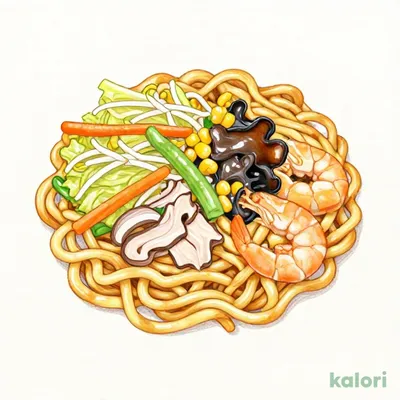 野菜たっぷり皿うどん 麺少なめ
