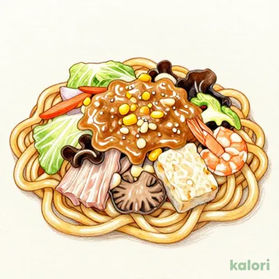 焼き太めん皿うどん