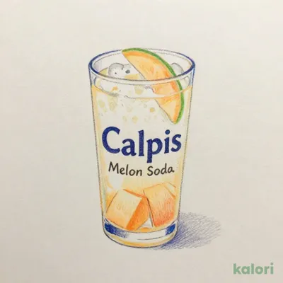 カルピスメロンソーダ 180mlあたり