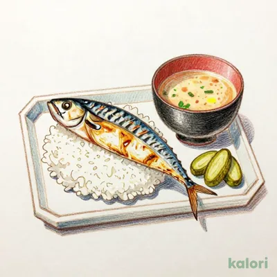 朝定食（鯖）