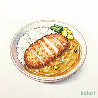 ロースかつカレー（少なめ）
