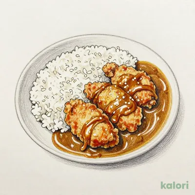 Fried Chicken Curry (Large)