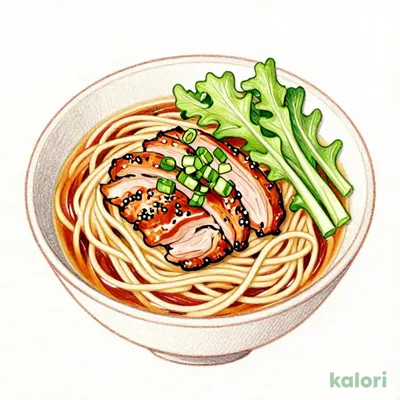 Low-Carb Chicken White Broth Dipping Noodles with Charcoal-Grilled Duck