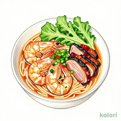 海老つけ麺炭火焼き鴨肉入り（麺増量1.5倍）