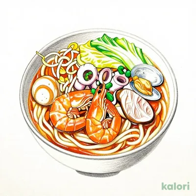 Seafood Champon Shrimp Soup