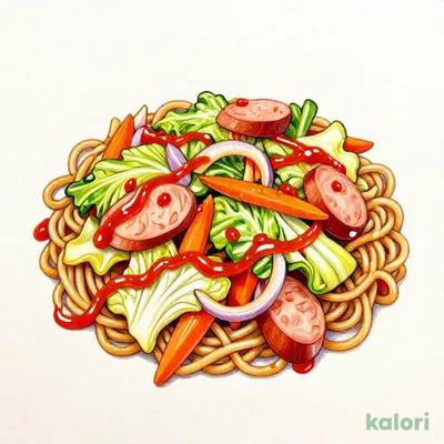 モグベジパスタナポリタン (麺300g)