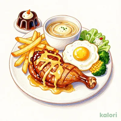 あつあつ鉄板チキングリル ～ドミグラスバターソース～ スペシャルランチ