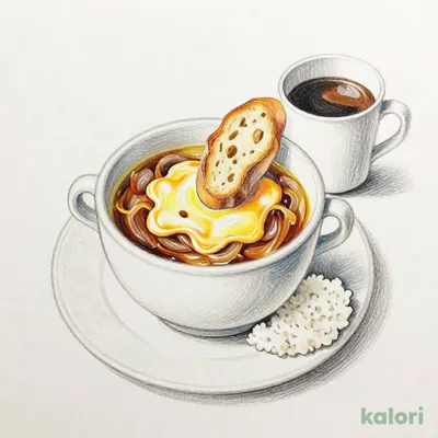 オニオングラタンスープセット ライス付