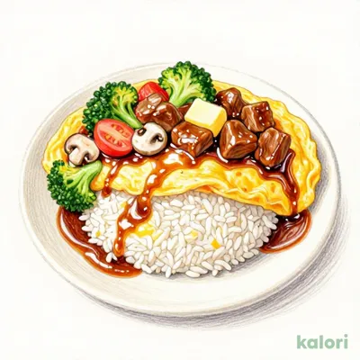 Beef Stew Omurice