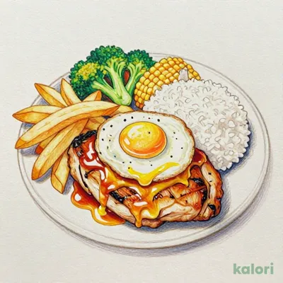 あつあつ鉄板チキングリル ～ドミグラスバターソース～ランチ（スープ・ライス付）