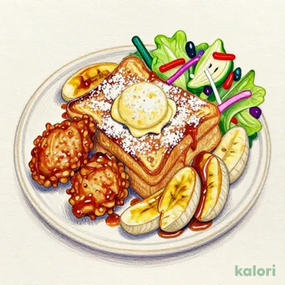スパイスチキン&フレンチトースト