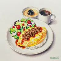 ロイヤルホストオムライス ~ハッシュドビーフソース~ スペシャルランチ