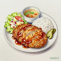ロースかつ膳 ～ドミグラスソース～（ごはん・味噌汁・漬物付）