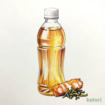 とんかつのために煎れた烏龍茶（500ml）