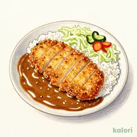 とんかつ専門店の咖喱