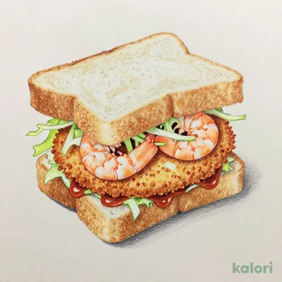 ミニエビかつサンド