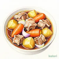Nikujaga (Meat and Potato Stew) with Domestic Vegetables and Sangen Pork