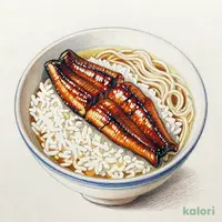 焼きあなごめしと麺