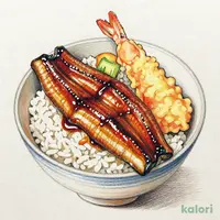 To 真あなごと大海老天丼