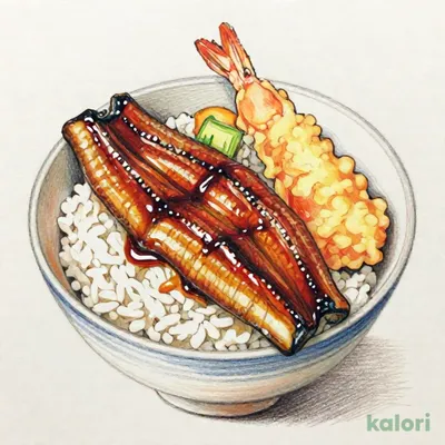 To 真あなごと大海老天丼